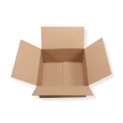 400 x 400 x 200 mm Karton 1-wellig 1.02 B-Welle 25...