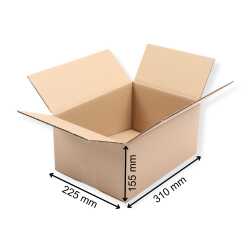 300 x 215 x 140 mm Karton 1-wellig 1.30 C-Welle 50 Stück