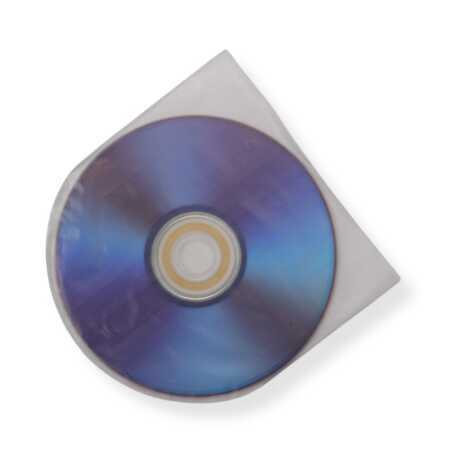 Japan CD/DVD/Blu-ray Schutzhüllen 125x125 mm halbrund 100 Stück