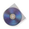 Japan CD/DVD/Blu-ray Schutzhüllen 125x125 mm halbrund 100 Stück