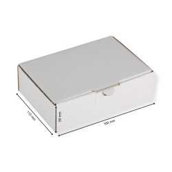 Maxibriefkarton 160 x 110 x 50 mm DIN A6 weiß