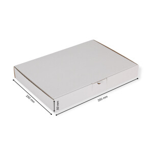 Maxibriefkarton 350 x 250 x 50 mm DIN A4 weiß 25 Stück
