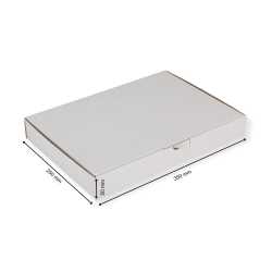 Maxibriefkarton 350 x 250 x 50 mm DIN A4 weiß 100 Stück