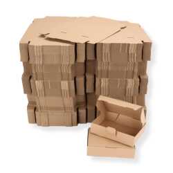 Maxibriefkarton 180 x 130 x 45 mm DIN A6 braun