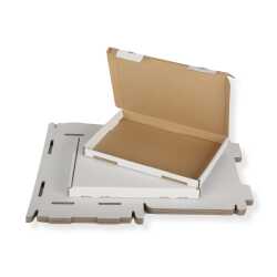 Großbriefkarton 350 x 250 x 20 mm DIN A4 weiß