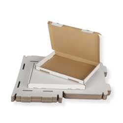 Großbriefkarton 350 x 250 x 20 mm DIN A4 weiß