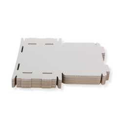 Großbriefkarton 350 x 250 x 20 mm DIN A4 weiß