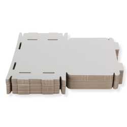 Großbriefkarton 350 x 250 x 20 mm DIN A4 weiß