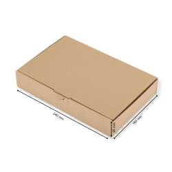 Maxibriefkarton 240 x 160 x 45 mm DIN A5 braun
