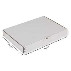Maxibriefkarton 240 x 160 x 45 mm DIN A5 weiß