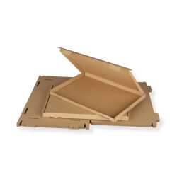 Großbriefkarton 350 x 250 x 20 mm DIN A4 braun