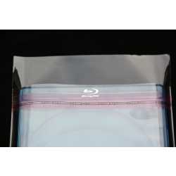 Schutzhüllen für Blu-ray und Steelbook Box universal bis 15 mm dicke mit Klappe und Adhäsionsverschluss BD-R 152x178 mm