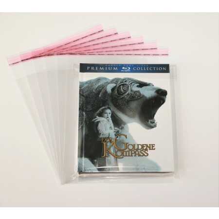 Folienschutzhüllen für Blu-ray Mediabook 25 Stück