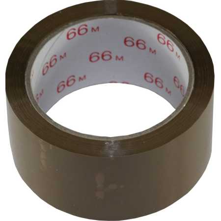 Klebeband braun 50 mm x 66 m PP Acrylat leise abrollend 28 mµ Folie, Rolle 2 Stück