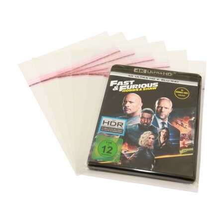 Folienschutzhüllen für 4K Ultra HD Blu-ray Boxen