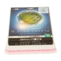 Folienschutzhüllen für 4K Ultra HD Blu-ray Boxen mit Pappschuber 50 Stück