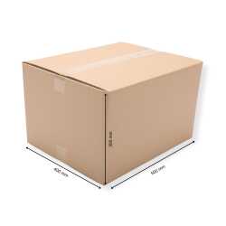 500 x 400 x 300 mm Karton 2-wellig 2.40 BC-Welle 1 Stück