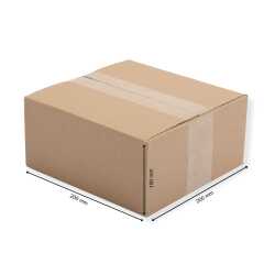 Single 7 Zoll Versandkartons für 1-25 Vinyl Schallplatten 200 x 200 x 100 mm