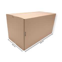 1000 x 500 x 500 mm Karton 2-wellig 2.40 BC-Welle 12 Stück