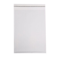 Schutzhülle 167 x 229 mm + 30 mm Klappe mit Klebeverschluss, transparent 50 Stück