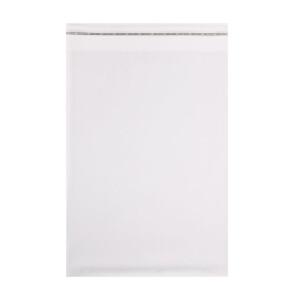 Schutzhülle B5, 181 x 250 mm + 30 mm Klappe mit Klebeverschluss, transparent 50 Stück
