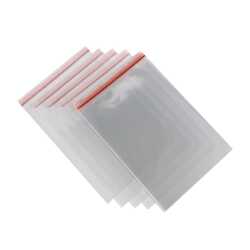 Schutzhülle A4, 234 x 324 mm + 30 mm Klappe mit Klebeverschluss, transparent
