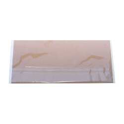 Schutzhülle B4, 255 x 353 mm + 30 mm Klappe mit Klebeverschluss, transparent