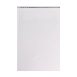 Schutzhülle B4, 255 x 353 mm + 30 mm Klappe mit Klebeverschluss, transparent 10 Stück