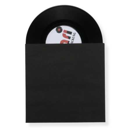 Papierschutzhülle, 215 x 215 mm, schwarz, für Karaoke Laserdiscs