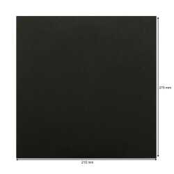 Papierschutzhülle, 215 x 215 mm, schwarz, für Karaoke Laserdiscs