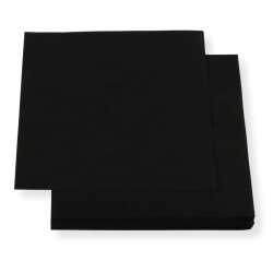 Papierschutzhülle, 215 x 215 mm, schwarz, für Karaoke Laserdiscs