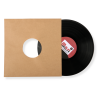 Kraftpapier Innenhüllen für 12 Zoll LP Vinyl Schallplatten 301x304/309 mm gefüttert 80 gr.