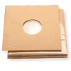 Kraftpapier Innenhüllen für 12 Zoll LP Vinyl Schallplatten 301x304/309 mm gefüttert 80 gr.