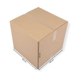475 x 475 x 450 mm Karton mit Zusatzriller bei 200, 300 und 420 mm, 2.40 BC-Welle