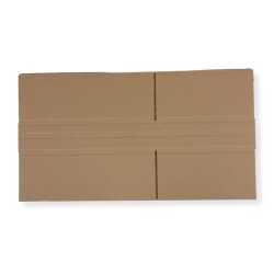 Karton 350 x 250 x 80 mm 1-wellig braun, DHL Kleinpaket 2025 25 Stück