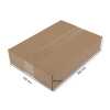 Karton 350 x 250 x 80 mm 1-wellig braun, DHL Kleinpaket 2025 25 Stück