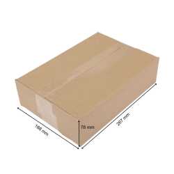Versandkarton 270 x 190 x 80 mm, DIN C5/B5 Format, geeignet für DHL Kleinpaket