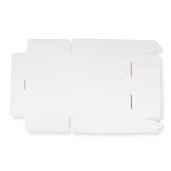 Karton 350 x 250 x 80 mm mit Seitenverschluss DHL Kleinpaket weiß 50 Stück