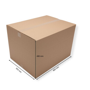 650 x 500 x 450 mm Karton 1-wellig 1.30 C-Welle 10 Stück