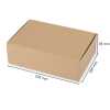 Versandkarton 240 x 160 x 80 mm geeignet für DHL Kleinpaket braun