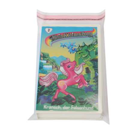 Folienschutzhüllen für VHS-Kassetten Plastikboxen